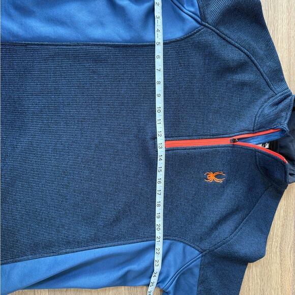 Spyder Men's Outbound Half Zip Pullover Fleece Lined Sweater Blue
Size XXL - Picture 9 of 9